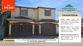 Vendo Casa 2 Nivel en Mao, Valverde Rep. Dom